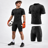 Skin Shield Padded Compression T-Shirt and Short Set