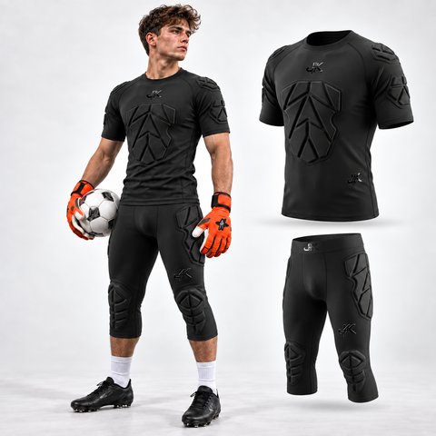 J4K Skin Shield Padded T-Shirt And 3/4 Padded Pant Set